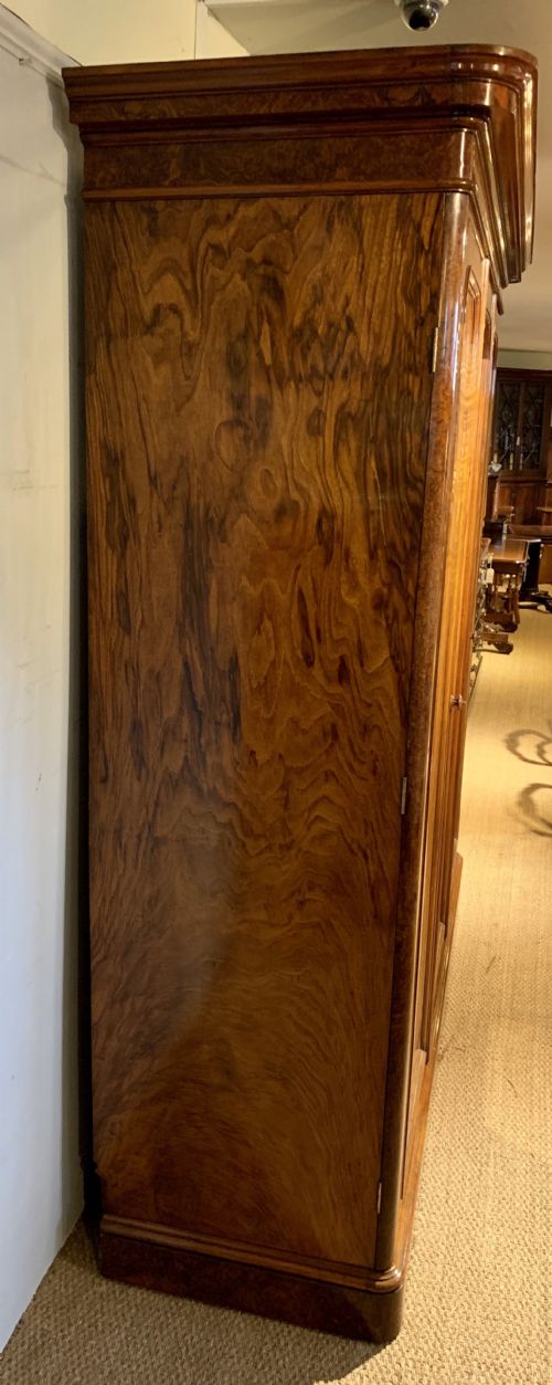 fig 1. Large Victorian walnut wardrobe
