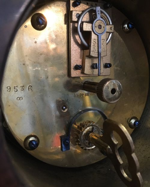 fig 1. ART DECO MANTEL CLOCK