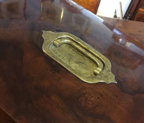 fig 4. VICTORIAN WALNUT WRITING AND STATIONERY BOX