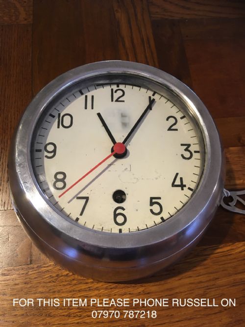 Marine Bulkhead Clock