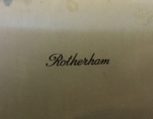 fig 1. ROTHERHAM MANTEL CLOCK