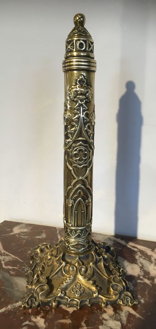 Gothic Brass Table Lighter