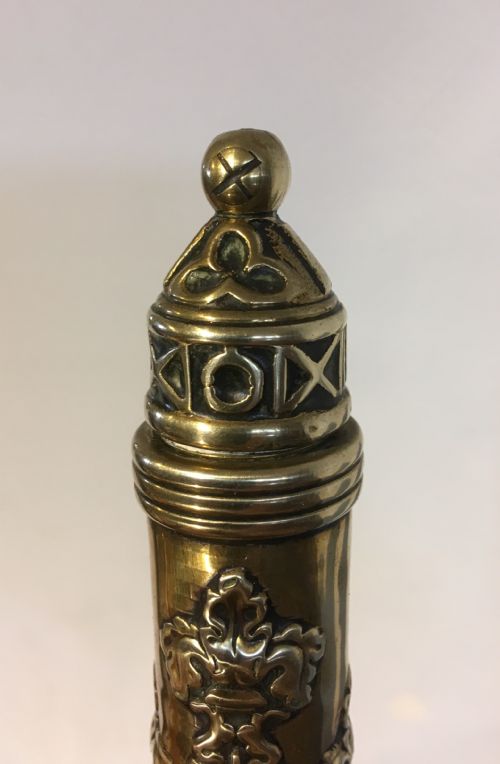 fig 2. GOTHIC BRASS TABLE LIGHTER