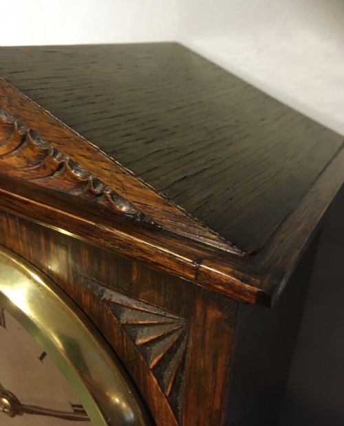fig 1. OAK CASED MANTEL CLOCK