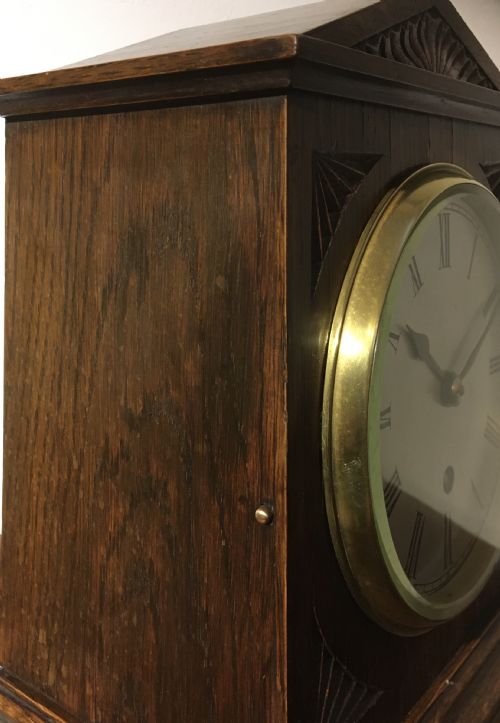 fig 3. OAK CASED MANTEL CLOCK
