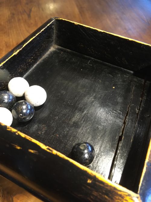 fig 2. “BLACK BALL” BALLOT BOX