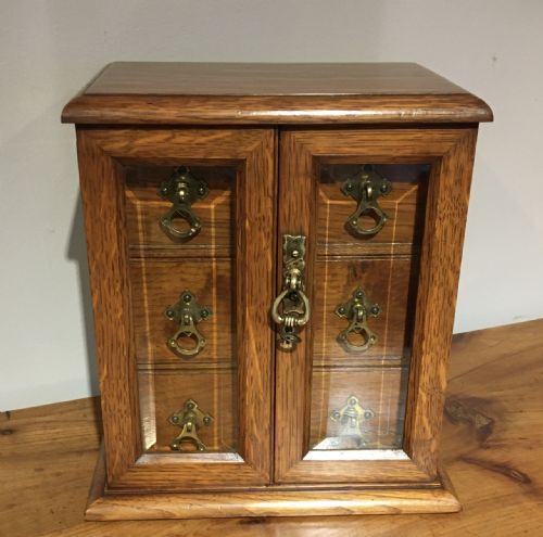 Victorian Oak Table Cabinet