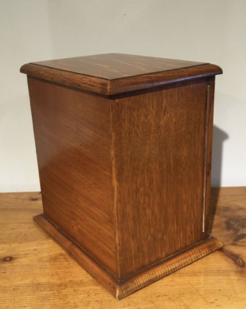 fig 2. VICTORIAN OAK TABLE CABINET