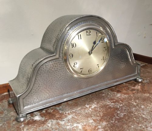 Liberty Tudric Pewter Mantel Clock
