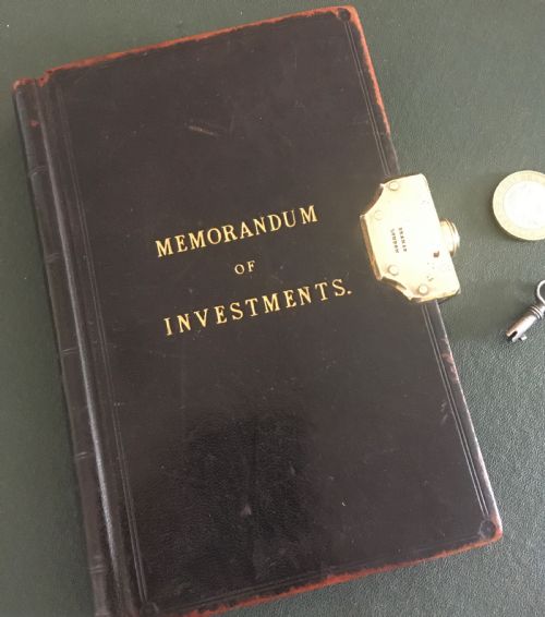 Leather Bound Ledger with Bramah Lock