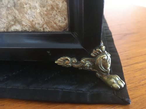 fig 3. EBONY AND MARBLE TABLE JEWELLERY BOX