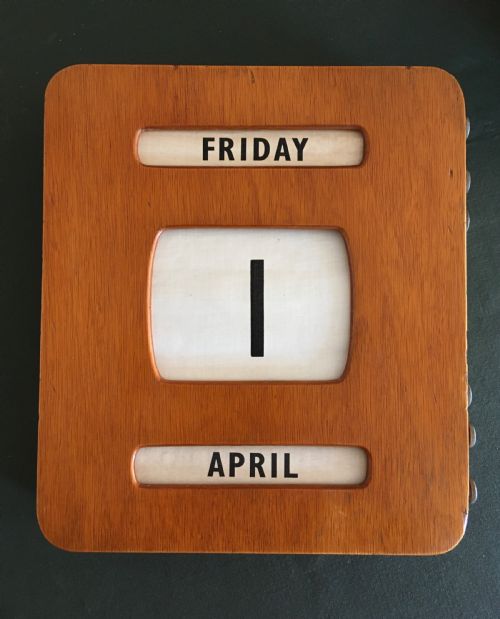 Art Deco Perpetual Wall Calendar