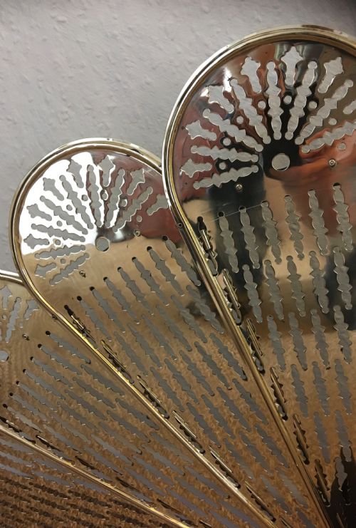 fig 5. BRASS PHOENIX FIRE SCREEN