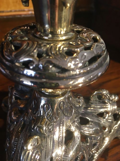 fig 4. BRASS CANDLESTICK 