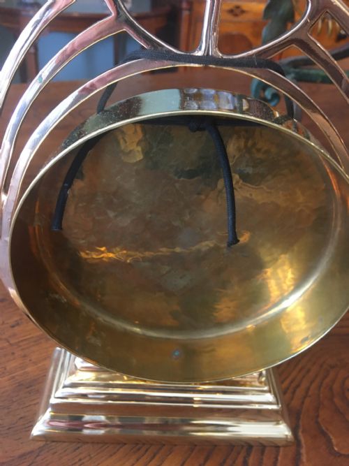 fig 3. WILLIAM TONKS BRASS AND BRONZE TABLE GONG