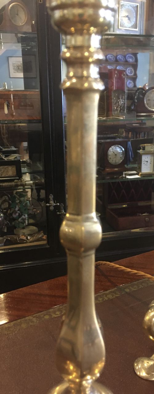 fig 3. PAIR OF PULLMAN BRASS TABLE LAMPS