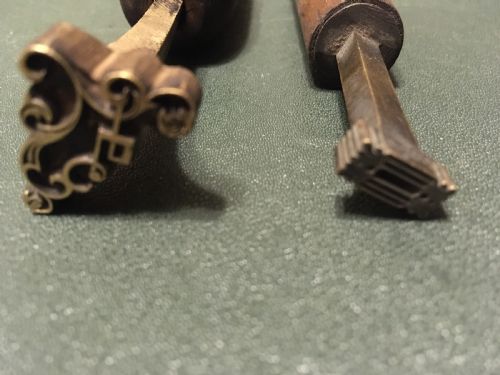 fig 4. COLLECTION OF BOOK BINDING TOOLS