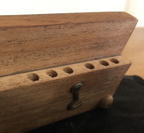 fig 5. EDWARDIAN THREE PLAYER INLAID CRIBBAGE BOARD