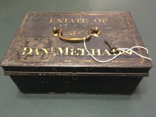 Deed Box “D.melhado” Bramah Lock