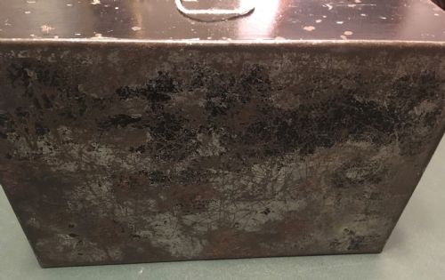 fig 3. DEED BOX “D.MELHADO” BRAMAH LOCK