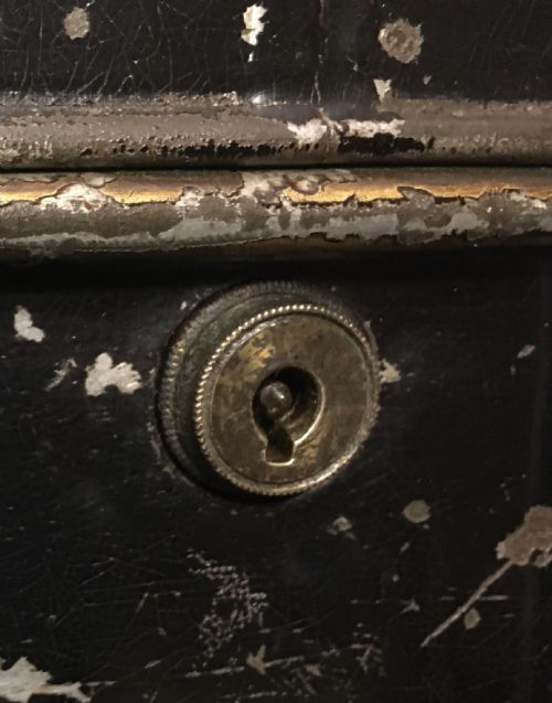 fig 4. DEED BOX “D.MELHADO” BRAMAH LOCK