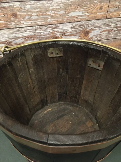 fig 3. OAK BUCKET WITH COPPER BANDS