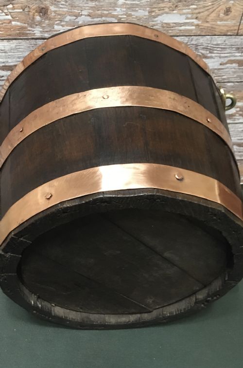 fig 4. OAK BUCKET WITH COPPER BANDS