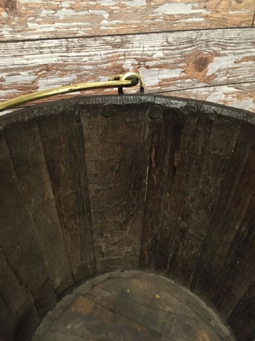 fig 5. OAK BUCKET WITH COPPER BANDS