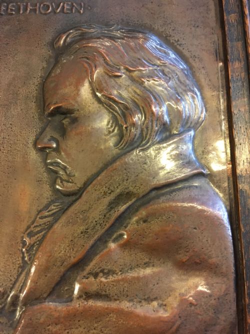 fig 2. BEETHOVEN COPPER PLAQUE
