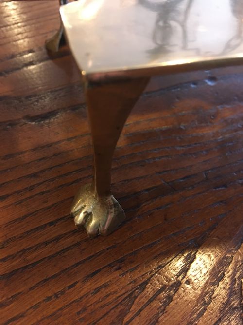 fig 4. BRASS “RAZOR BLADE” TRIVET
