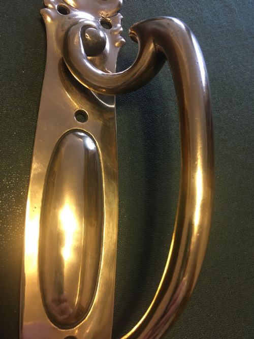 fig 1. ART NOUVEAU DOOR HANDLE