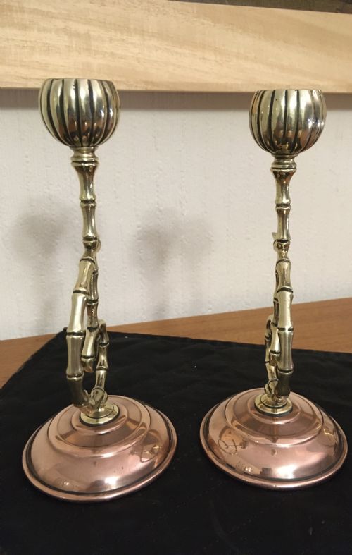 fig 4. AESTHETIC MOVEMENT TOWNSEND & CO CANDLESTICKS