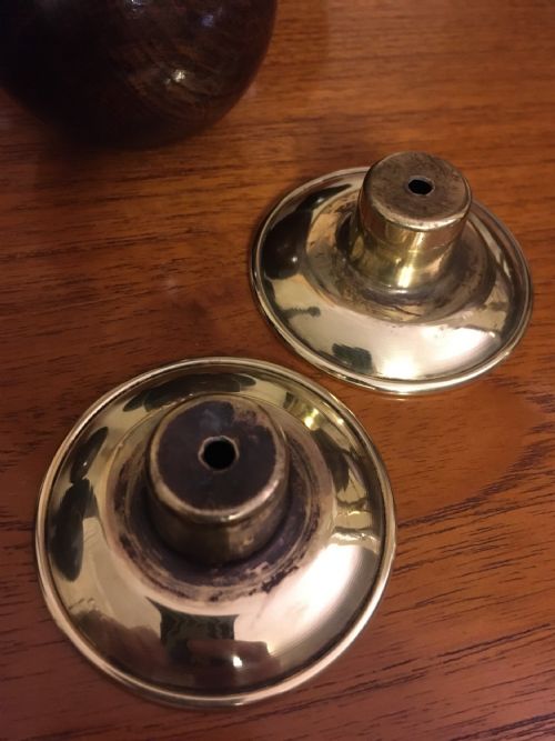 fig 3. PAIR ART DECO CANDLESTICKS 