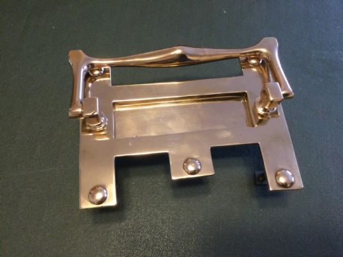 fig 3. BRONZE ARTS AND CRAFTS LETTER BOX AND KNOCKER