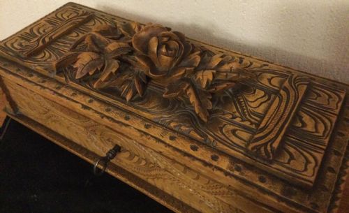 fig 1. BLACK FOREST TABLE OR JEWELLERY  BOX