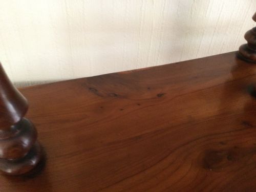 fig 2. YEW WOOD HANGING WALL SHELVES