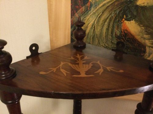 fig 4. VICTORIAN WALL HANGING CORNER SHELVES