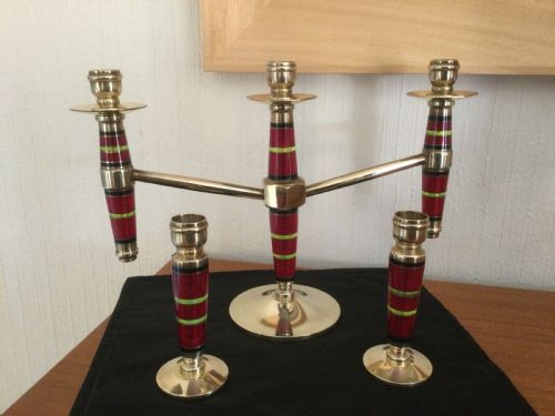 Art Deco Candelabra Set.