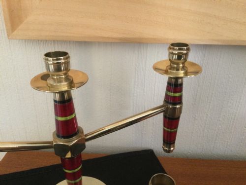 fig 1. ART DECO CANDELABRA SET.
