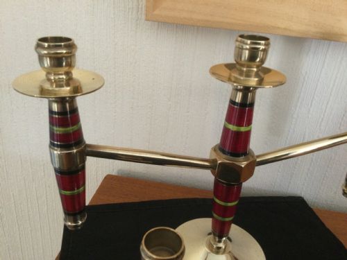 fig 2. ART DECO CANDELABRA SET.