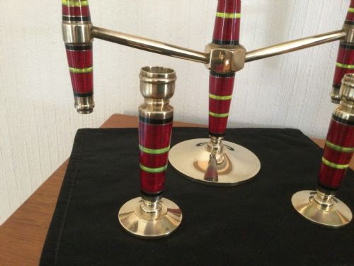 fig 4. ART DECO CANDELABRA SET.