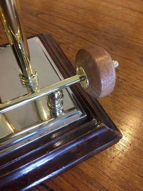 fig 1. BRASS GONG ON STAND