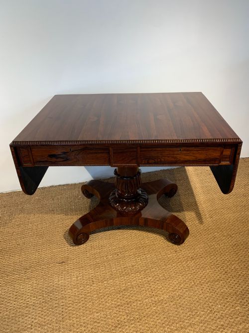 George IV Rosewood Sofa Table