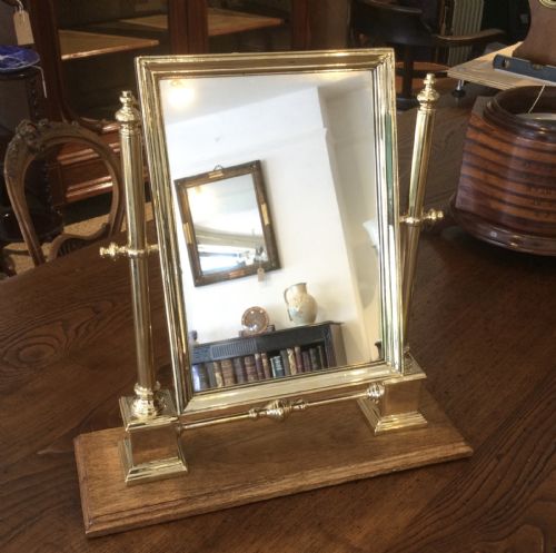 Brass Framed Table Mirror