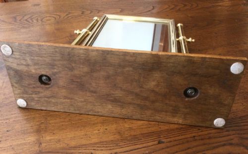 fig 1. BRASS FRAMED TABLE MIRROR