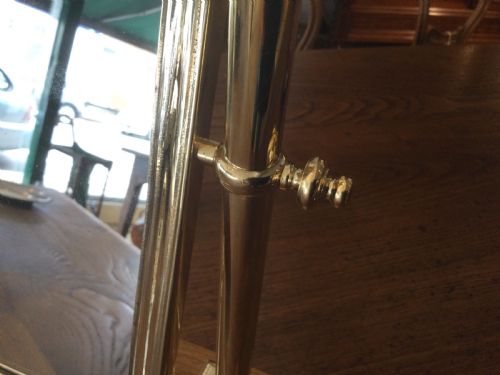 fig 2. BRASS FRAMED TABLE MIRROR
