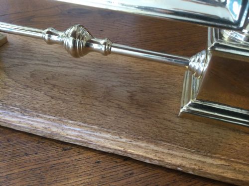 fig 4. BRASS FRAMED TABLE MIRROR