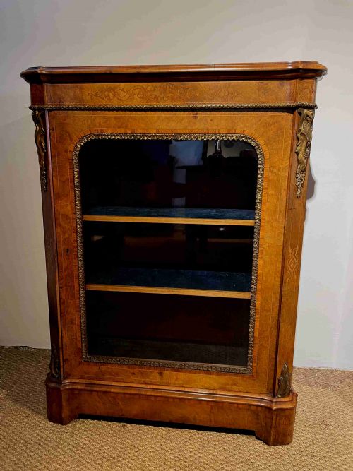 Victorian Walnut Pier Cabinet