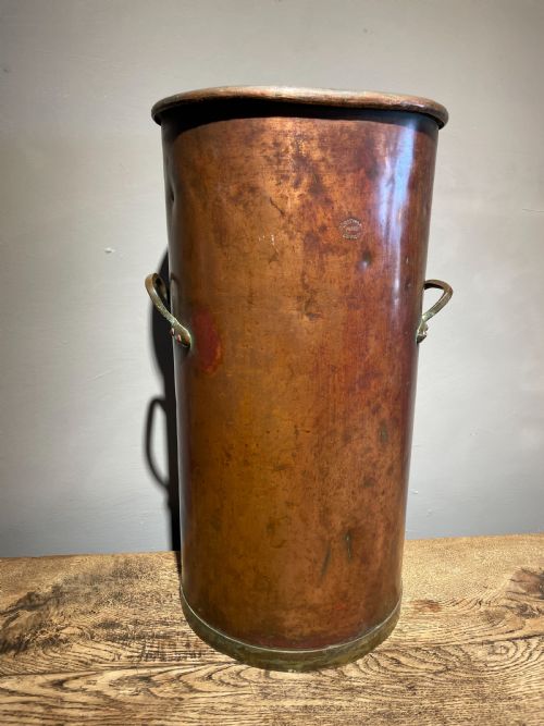 Copper Umbrella and Walking Stick Stand