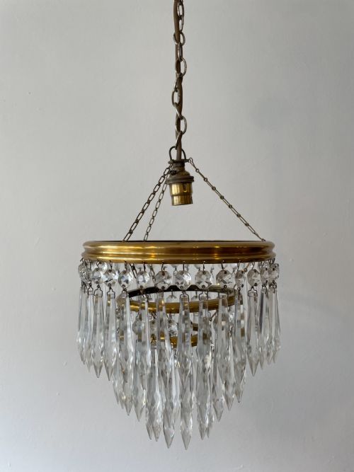 Three Tier “Basket” Chandelier